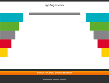 Tablet Screenshot of ignifugos.com